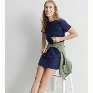 Anthropologie NWT Rae Embroidered Shift Dress 14